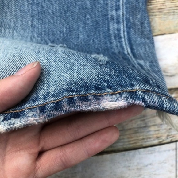 Moussy Distressed Patch Jeans - Picture 8 of 8